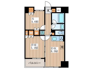 アクティ東仲通りの物件間取画像